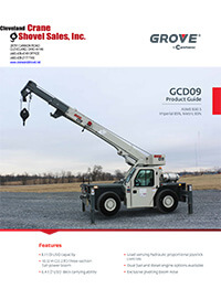Grove GCD09 crane brochure