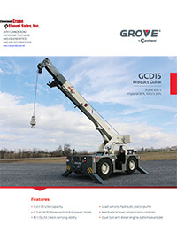 Grove GCD15 crane brochure