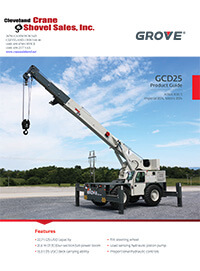 Grove GCD25 crane brochure