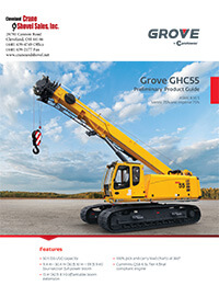 Grove GHC55 crane brochure