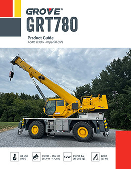 Grove GRT780 crane brochure
