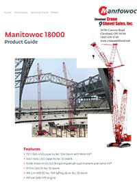 Manitowoc 18000 crane brochure