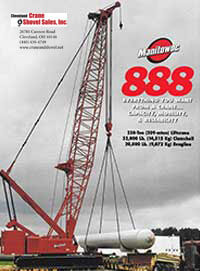 Manitowoc 888 crane brochure