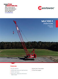 Manitowoc MLC100-1 crane brochure