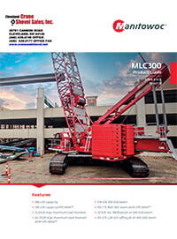 Manitowoc MLC300 crane brochure