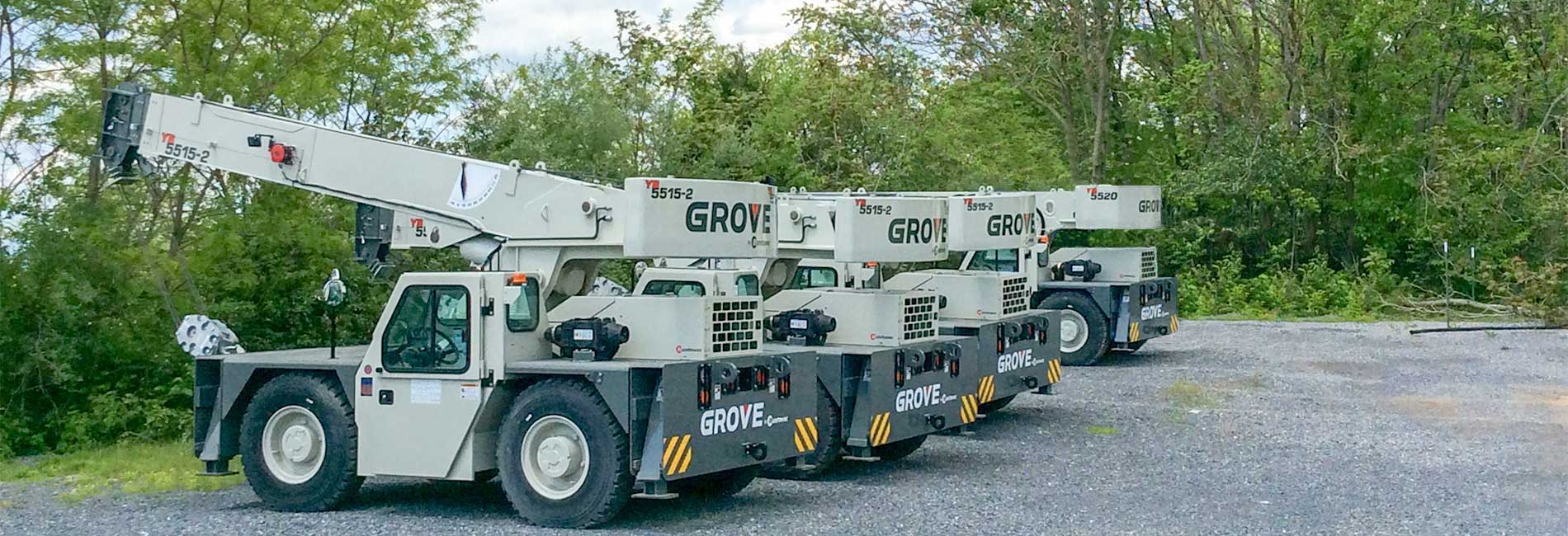Grove carry deck cranes